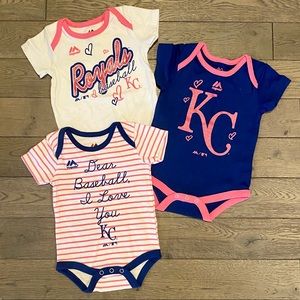 NWOT Royals Onesie Bundle